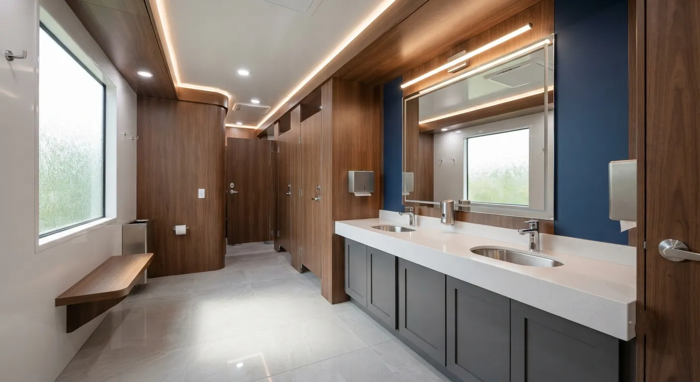 Luxury Restroom Trailer in Jersey City, NJ